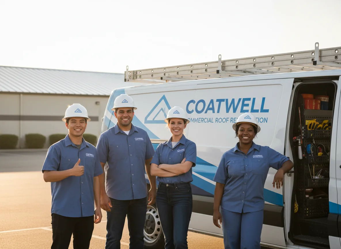 Commercial roof coating company in Mertens, TX